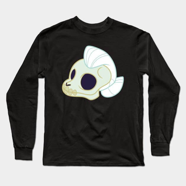 Granny Smith skull Long Sleeve T-Shirt by CloudyGlow